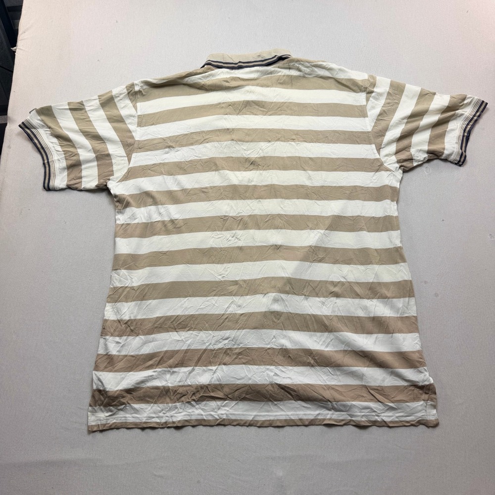 Slazenger Polo Shirt Mens Extra Large Tan White Good Stallion Mountain Las Vegas